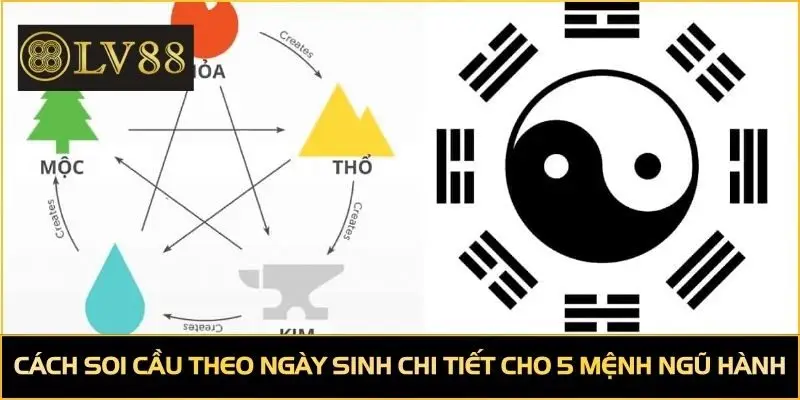 Cách soi cầu theo ngày sinh chi tiết cho 5 mệnh ngũ hành